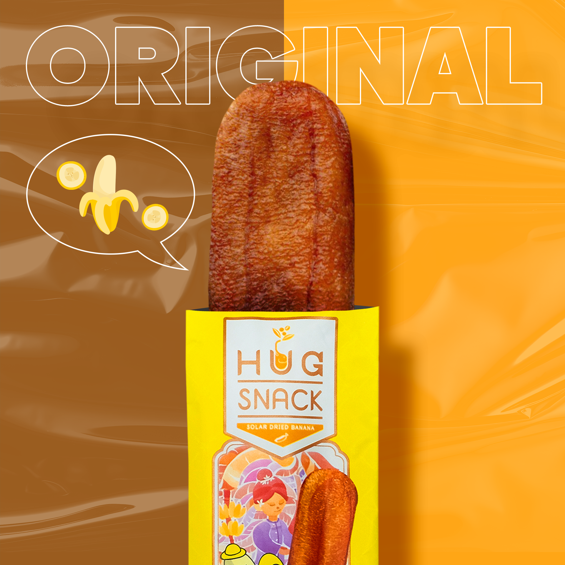Solar Dried Banana Original (box size) – Hug Snack